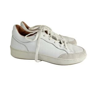 Arbor White Leather Sneakers Women’s 8.5 Casual Lace-Up Comfort Shoes